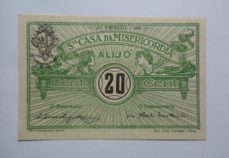 S.C.M. Alijó 20 Centavos ND MA#150 (Comum) Nova