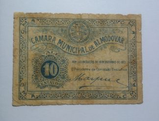 C.M. Almodovar 10 Centavos 1921 MA#183 (Comum) BC