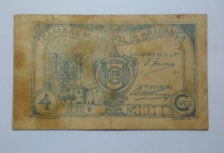 C.M. Bragança 4 Centavos ND Série D MA#501 (Escassa) MBC
