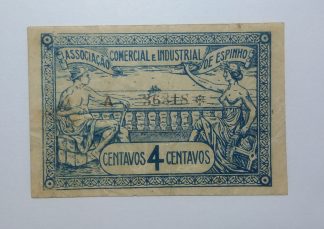 A.C.I. Espinho 4 Centavos 1921 Série A MA#825 (Comum) MBC