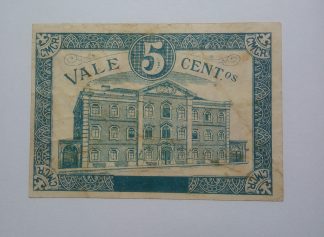 C.M. Caldas da Raínha 5 Centavos 1921 MA#535 (Comum) Bela