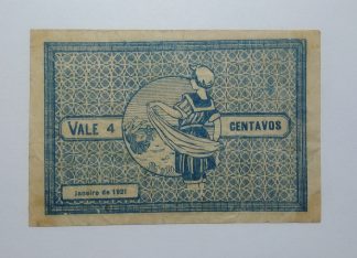 A.C.I. Espinho 4 Centavos 1921 Série A MA#825 (Comum) MBC
