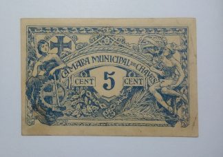 C.M. Chaves 5 Centavos ND MA#713 Sem Número (Comum) Quase Nova
