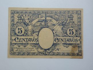 C.M. Chaves 5 Centavos ND MA#713 Sem Número (Comum) Quase Nova