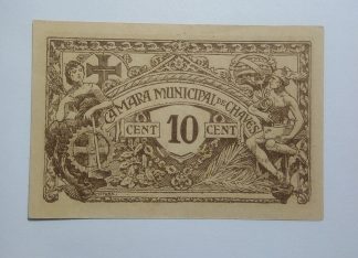 C.M. Chaves 10 Centavos ND MA#717 (Comum) Quase Nova