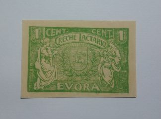 Creche Lactário Évora 1 Centavo ND MA#873 Reclame 1 (Escassa) Nova