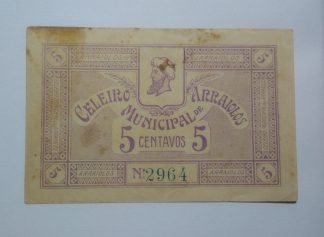Celeiro Municipal de Arraiolos 5 Centavos ND MA#277 (Comum) Quase Nova