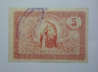 Hospital da Misericórdia Chaves 5 Centavos ND MA#726 Com Número (Comum) Quase Nova