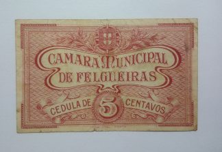 C.M. Felgueiras 5 Centavos ND MA#906 (Comum) MBC