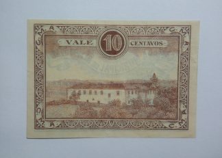 C.M. Almodovar 10 Centavos 1921 MA#183 (Comum) Quase Nova