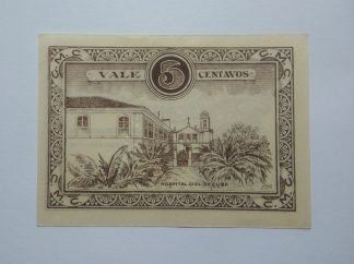 C.M. Cuba 5 Centavos 1919 MA#804 (Comum) Nova