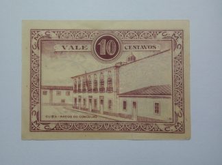 C.M. Cuba 10 Centavos 1919 MA#805 (Comum) Quase Nova