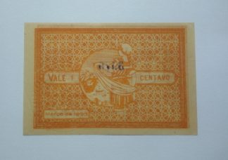 A.C.I. Espinho 1 Centavo 1920 MA#819 (Comum) Nova