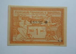 A.C.I. Espinho 1 Centavo 1920 MA#819a (Comum) Quase Nova