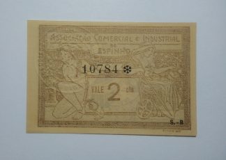 A.C.I. Espinho 2 Centavos 1920 MA#820a (Comum) Nova