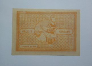 A.C.I. Espinho 1 Centavo 1920 MA#823 (Comum) Nova